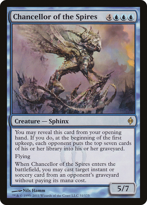 Chancellor of the Spires (NPH-031) [New Phyrexia] Foil MTG Single Wizards of the Coast