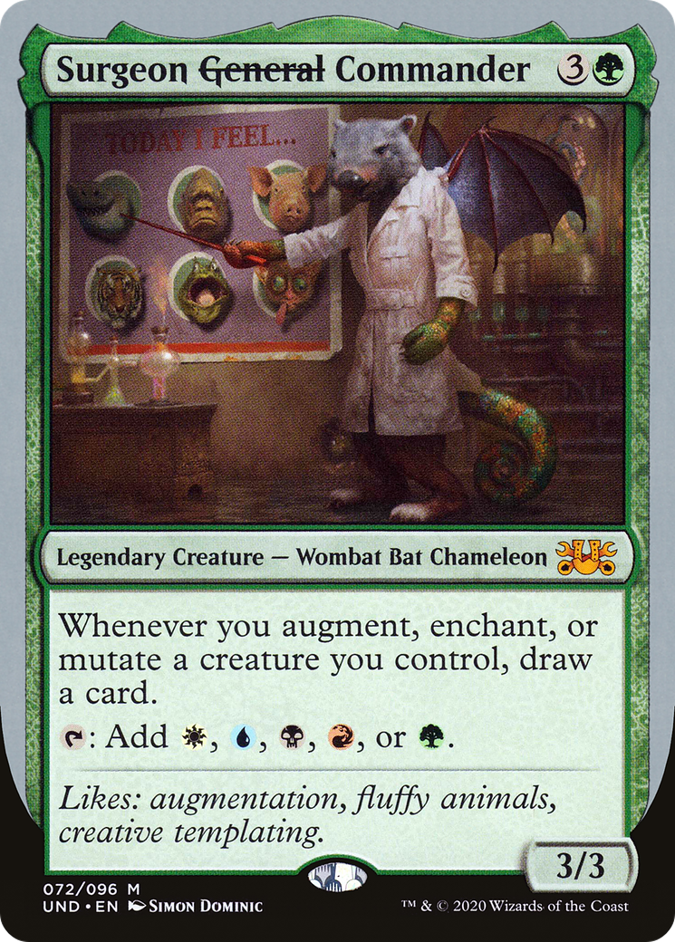 Surgeon ~General~ Commander (UND-072) [Unsanctioned] MTG Single Wizards of the Coast