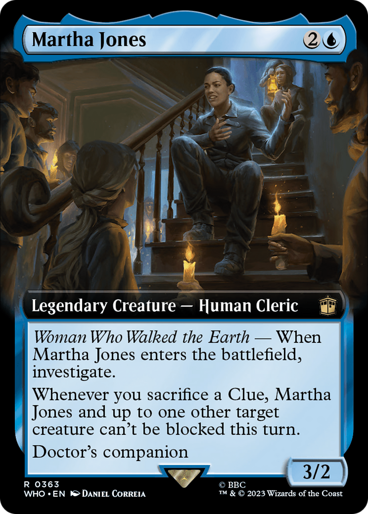 Martha Jones (WHO-363) [Doctor Who] (Extended Art) MTG Single Wizards of the Coast