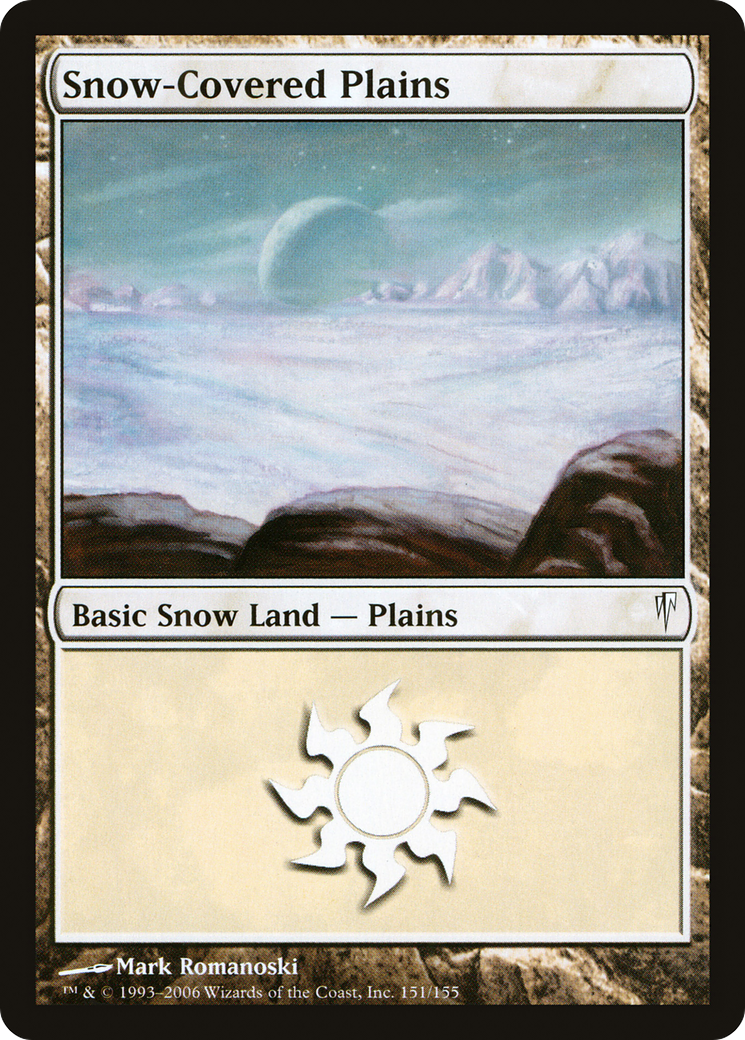 Snow-Covered Plains (CSP-151) [Coldsnap] MTG Single Wizards of the Coast