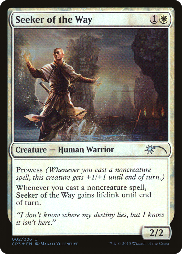 Seeker of the Way (UMP-002) [Magic Origins Clash Pack] Foil MTG Single Wizards of the Coast