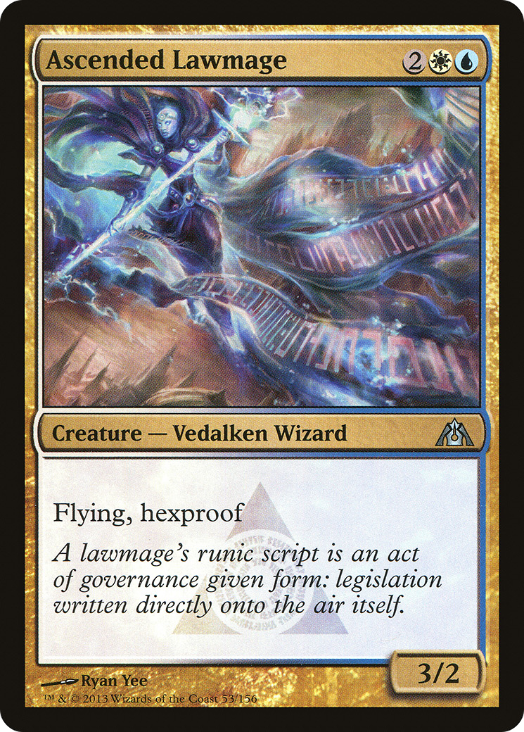Ascended Lawmage (DGM-053) [Dragon's Maze] MTG Single Wizards of the Coast