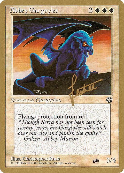 Abbey Gargoyles (WCD-BL1SB) [Misc] Pro Tour Collector Set MTG Single Wizards of the Coast