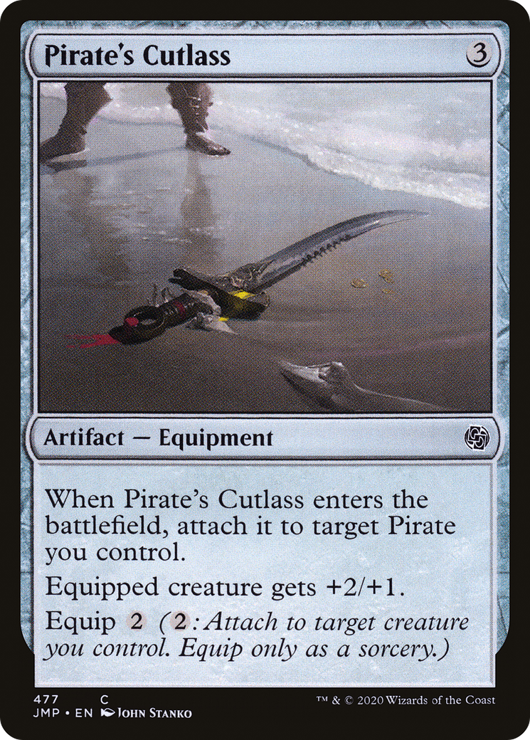 Pirate's Cutlass (JMP-477) [Jumpstart] MTG Single Wizards of the Coast