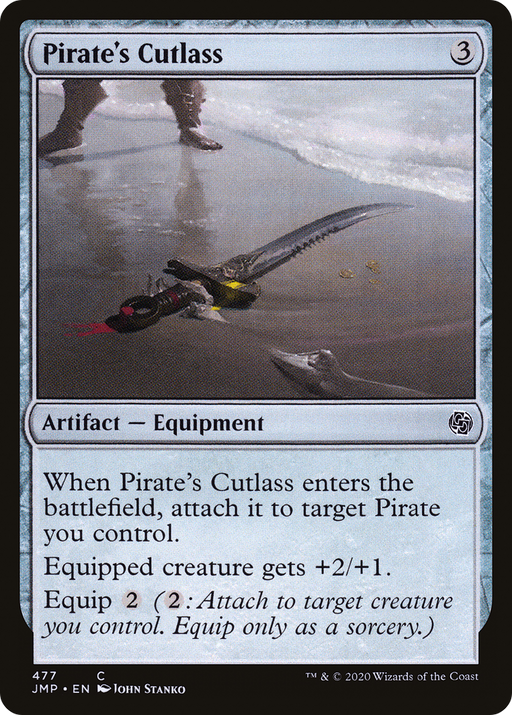 Pirate's Cutlass (JMP-477) [Jumpstart] MTG Single Wizards of the Coast