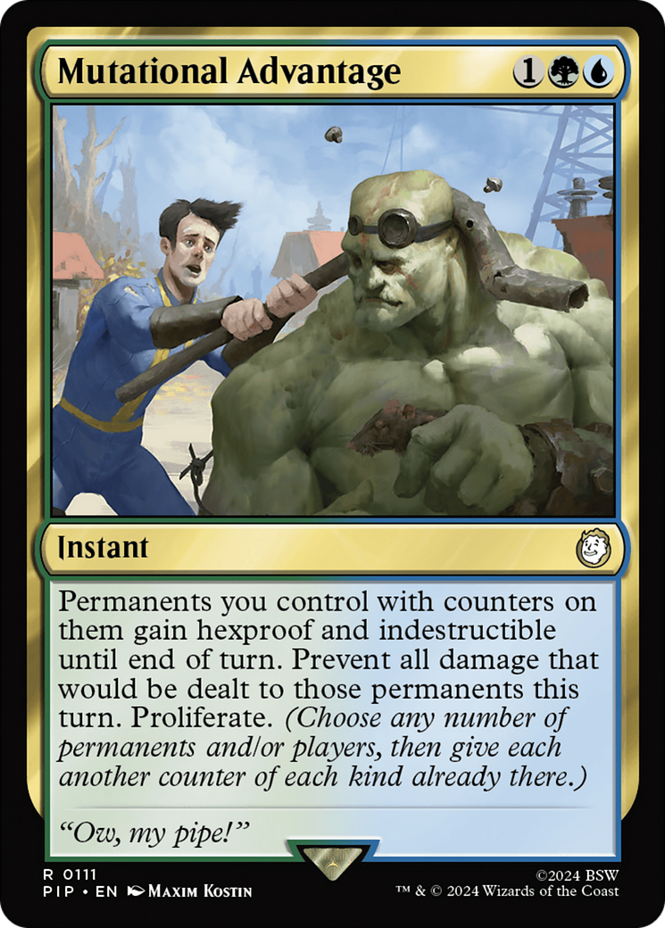 Mutational Advantage (PIP-111) [Fallout] Foil MTG Single Wizards of the Coast