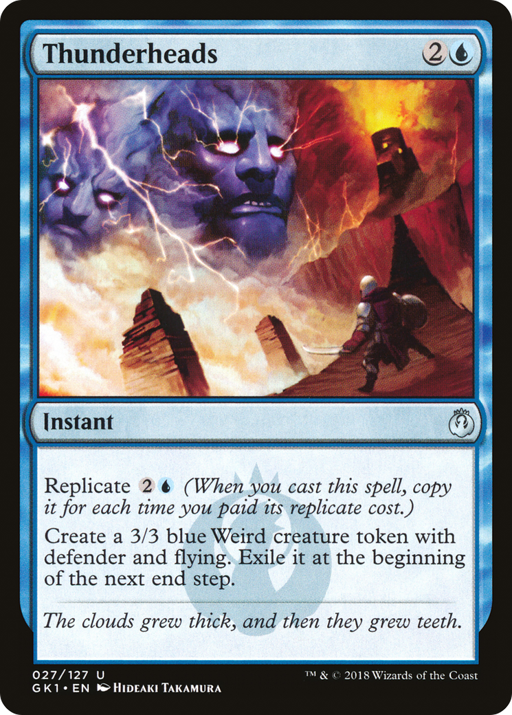 Thunderheads (GR1-027) [Misc] GRN Guild Kit MTG Single Wizards of the Coast