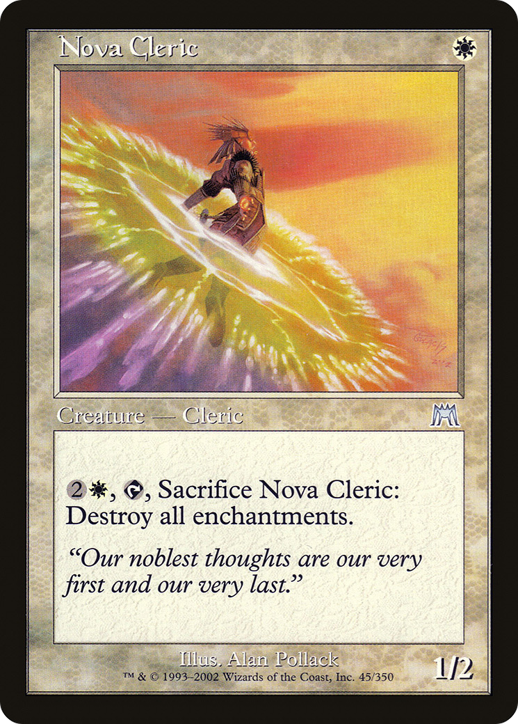 Nova Cleric (ONS-045) [Onslaught] Foil MTG Single Wizards of the Coast
