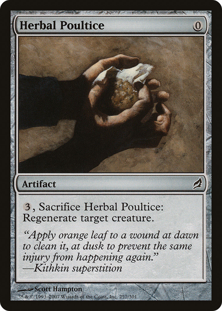 Herbal Poultice (LRW-257) [Lorwyn] MTG Single Wizards of the Coast