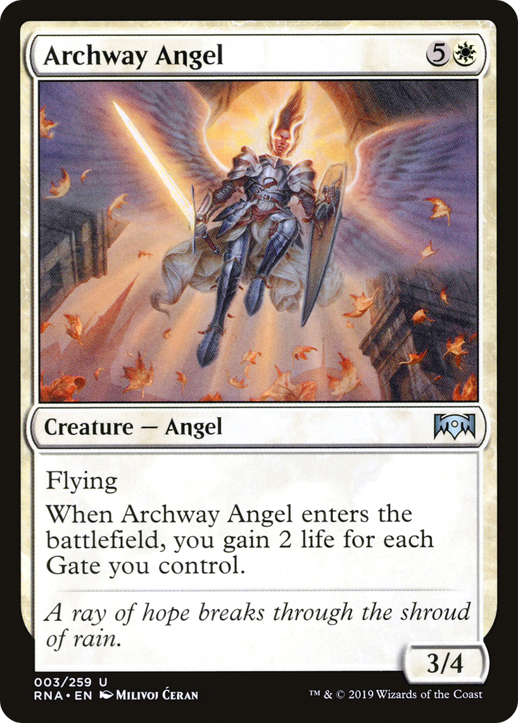 Archway Angel (RNA-003) [Ravnica Allegiance] Foil MTG Single Wizards of the Coast