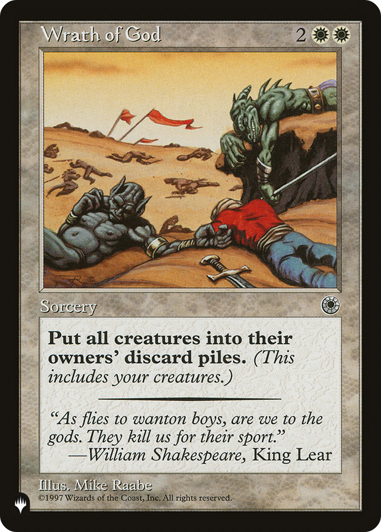 Wrath of God (LIST-POR-39) [Mystery Booster] The List MTG Single Wizards of the Coast