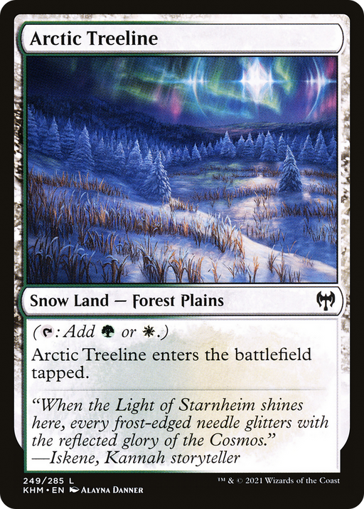 Arctic Treeline (KHM-249) [Kaldheim] Foil MTG Single Wizards of the Coast