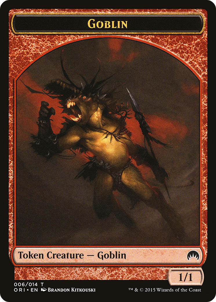 Goblin (ORI-006) [Tokens] Magic Origins Tokens MTG Single Wizards of the Coast