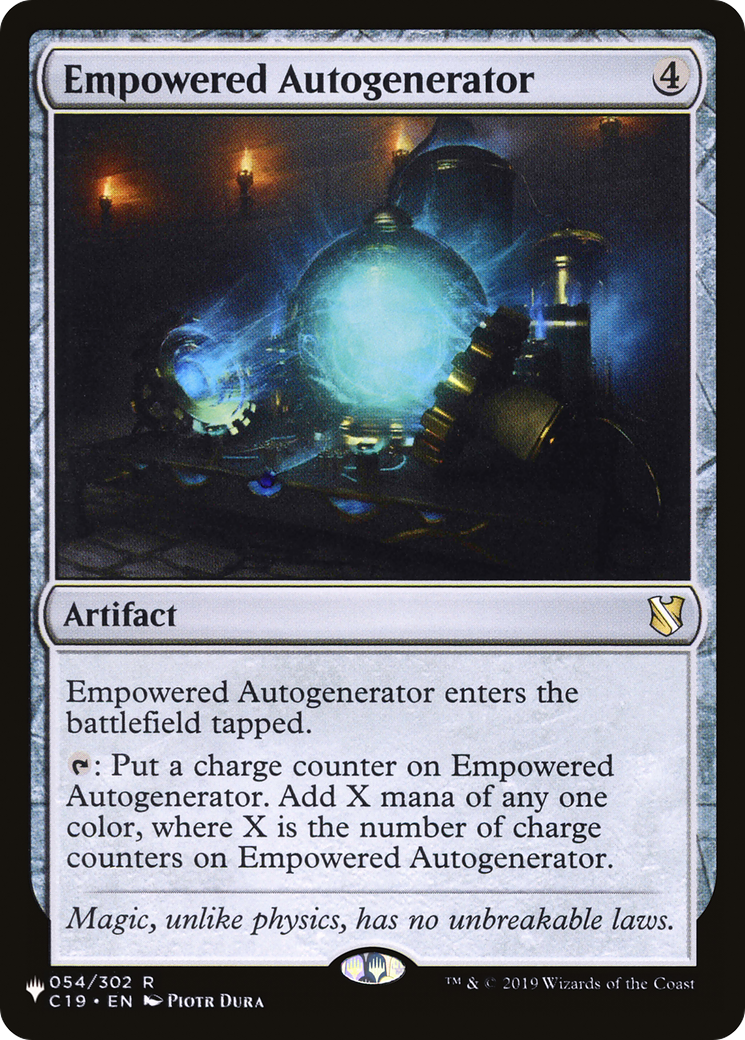 Empowered Autogenerator (LIST-054/302) [Mystery Booster] The List MTG Single Wizards of the Coast