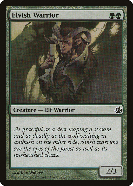 Elvish Warrior (MOR-120) [Morningtide] MTG Single Wizards of the Coast