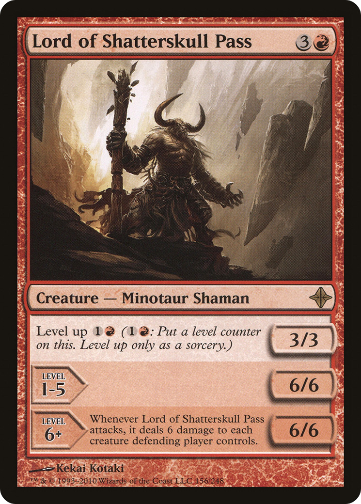 Lord of Shatterskull Pass (ROE-156) [Rise of the Eldrazi] Foil MTG Single Wizards of the Coast