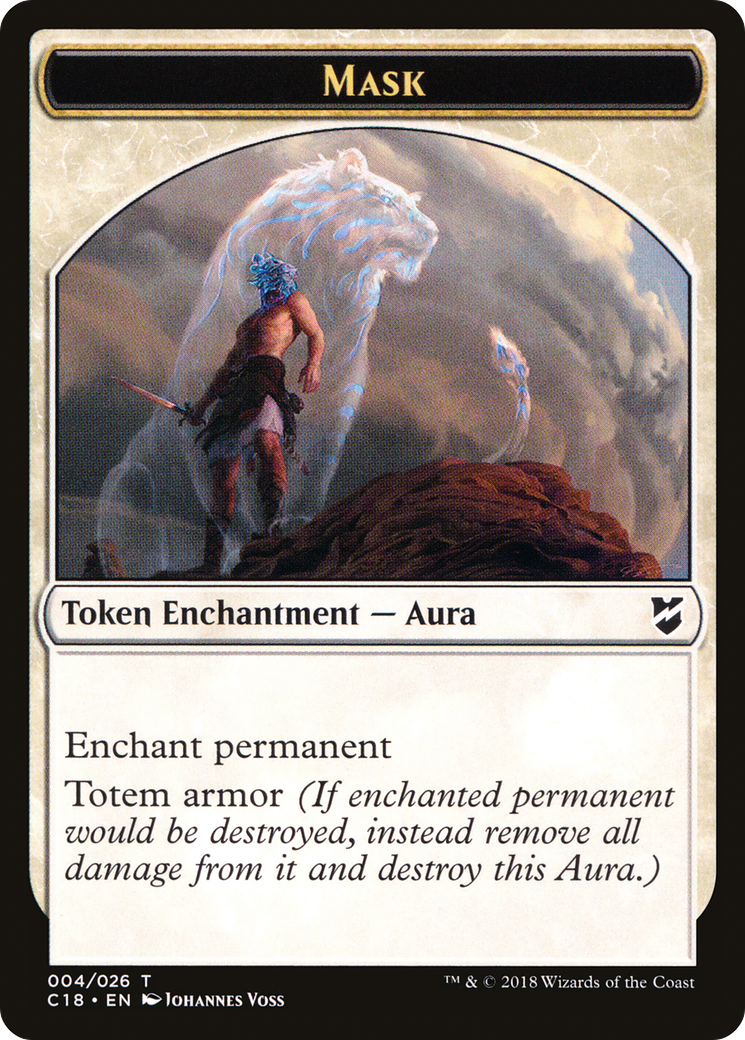 Mask (TC18-004) [Tokens] Commander 2018 Tokens MTG Single Wizards of the Coast