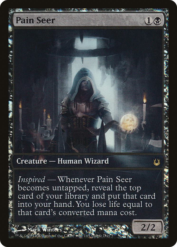 Pain Seer (GAME-080) [Born of the Gods Promos] Foil MTG Single Wizards of the Coast