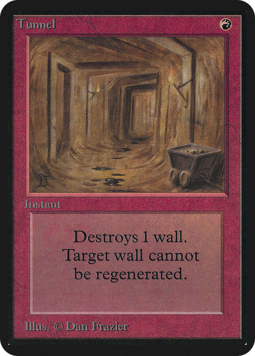 Tunnel (LEA-) [Oldschool] Limited Edition Alpha MTG Single Wizards of the Coast