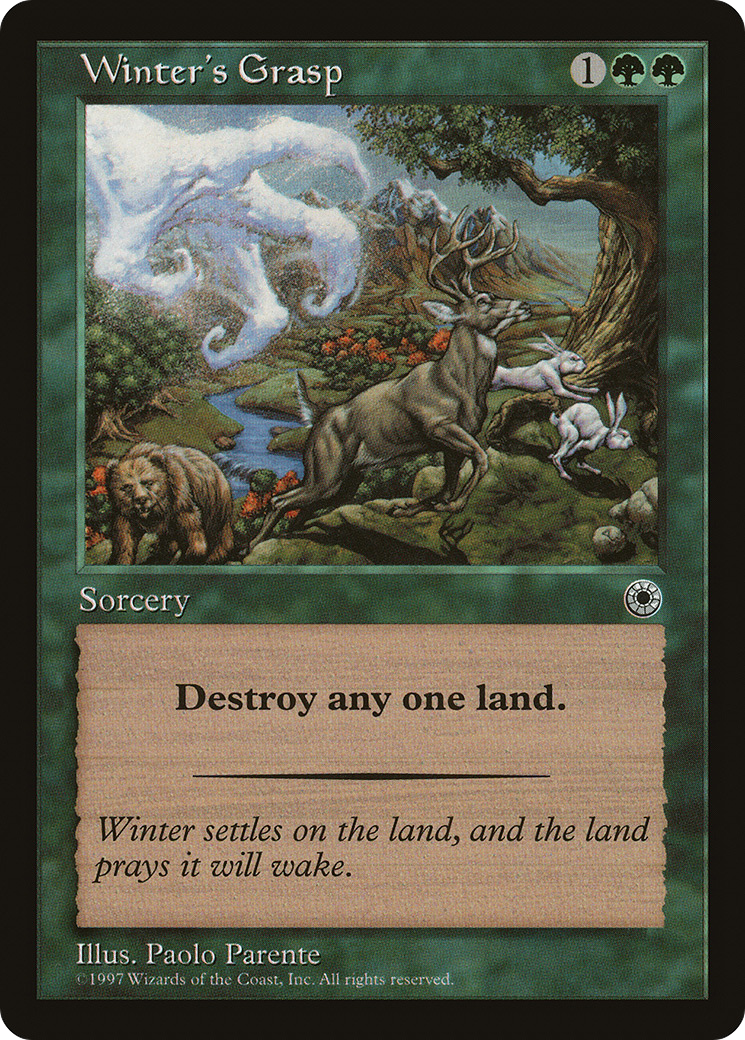 Winter's Grasp (POR-194) [Misc] Portal MTG Single Wizards of the Coast