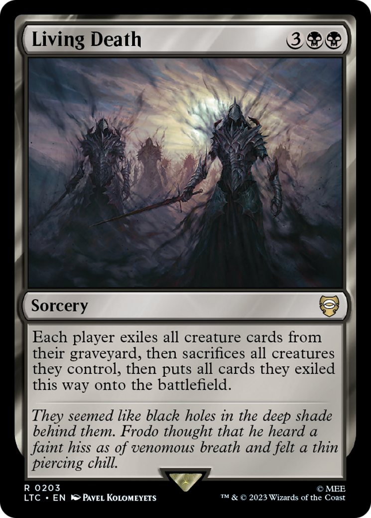 Living Death (LTC-203) [Tales of Middle-earth Commander] MTG Single Wizards of the Coast