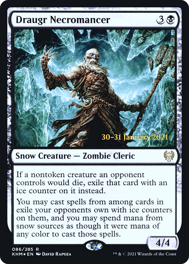 Draugr Necromancer (PRE-086) [Kaldheim Promos] Foil MTG Single Wizards of the Coast