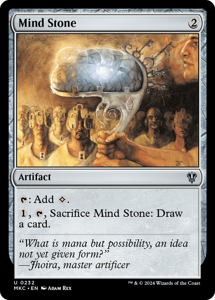 Mind Stone (MKC-232) [Murders at Karlov Manor Commander] MTG Single Wizards of the Coast