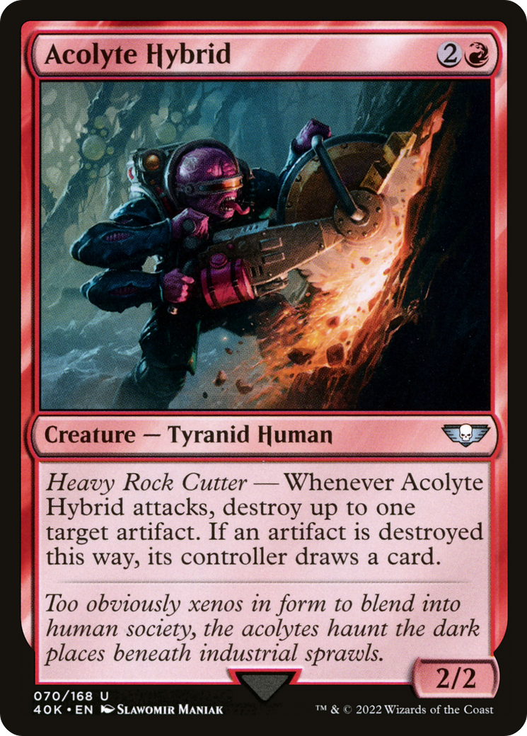 Acolyte Hybrid (40K-070) [Warhammer 40,000 Commander] MTG Single Wizards of the Coast