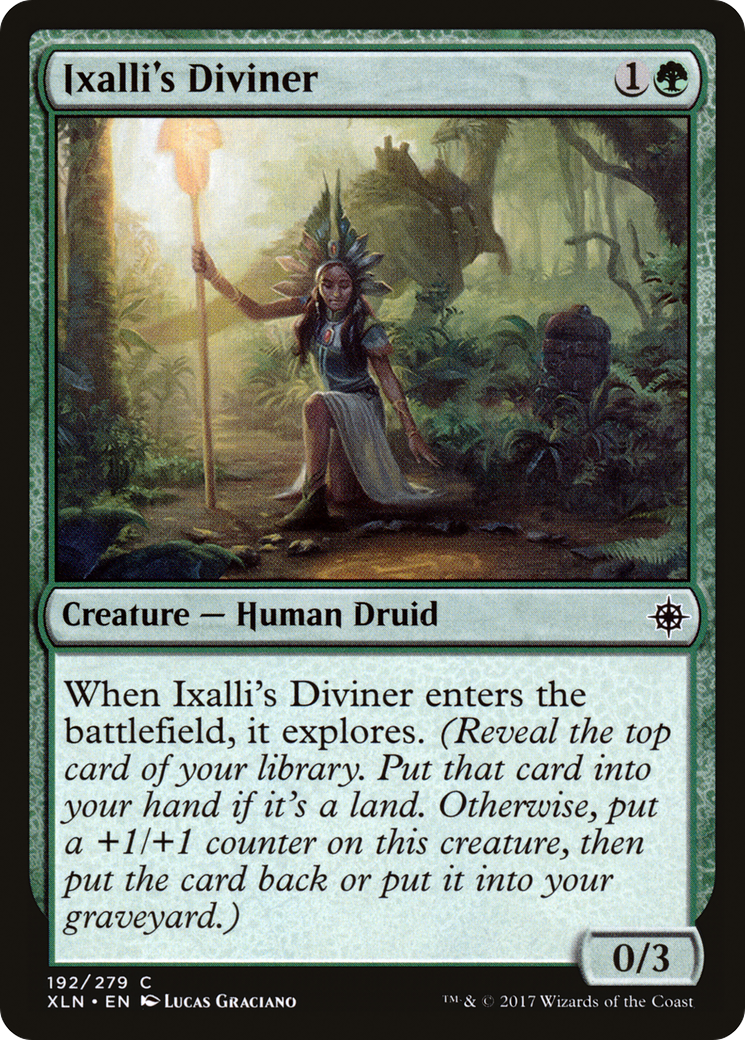 Ixalli's Diviner (XLN-192) [Ixalan] MTG Single Wizards of the Coast