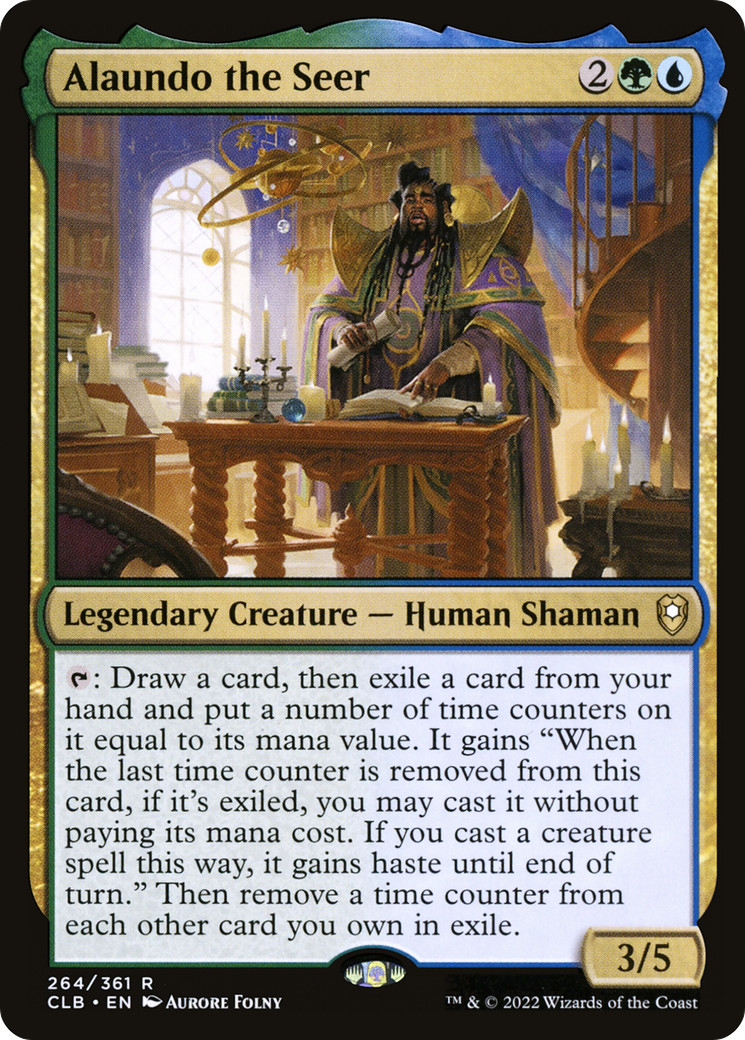 Alaundo the Seer (CLB-264) [Commander Legends: Battle for Baldur's Gate] MTG Single Wizards of the Coast