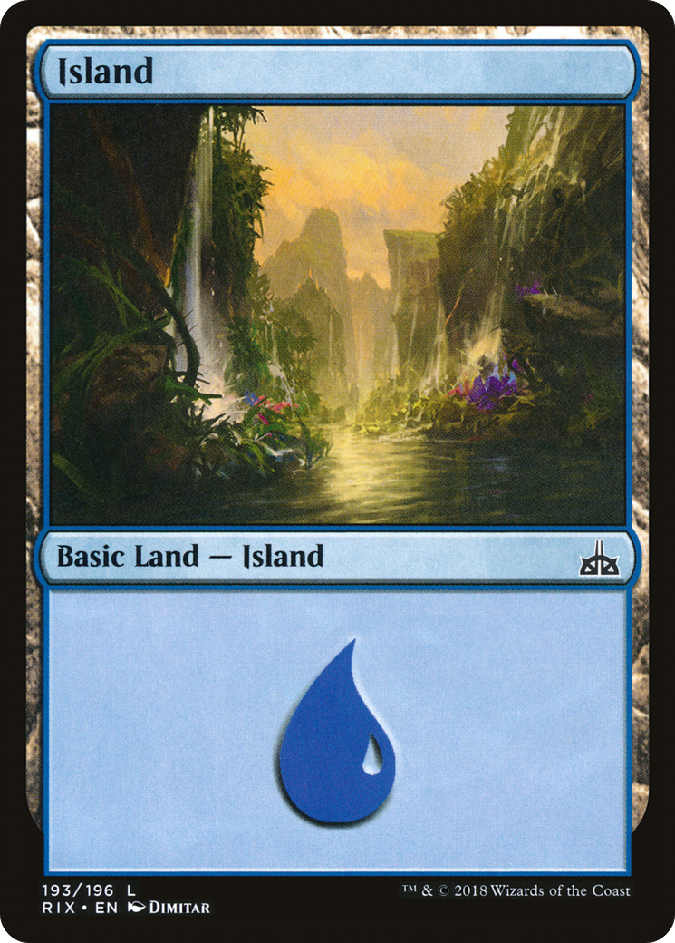 Island (RIX-193) [Rivals of Ixalan] MTG Single Wizards of the Coast