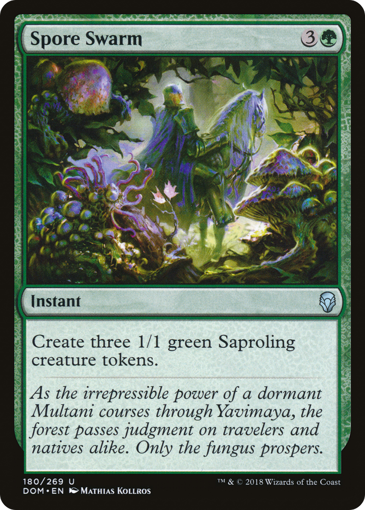 Spore Swarm (DOM-180) [Dominaria] Foil MTG Single Wizards of the Coast