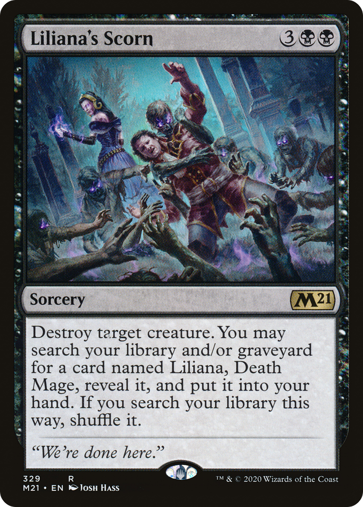 Liliana's Scorn (M21-329) [Core Set 2021] MTG Single Wizards of the Coast