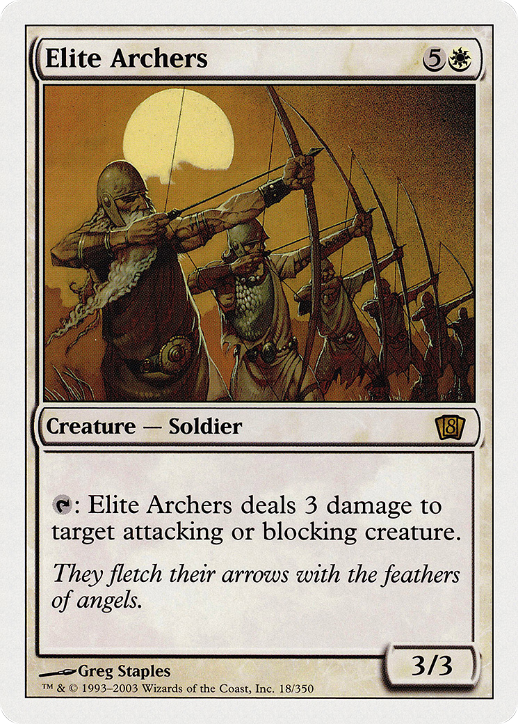Elite Archers (8ED-018) [8th Edition] MTG Single Wizards of the Coast