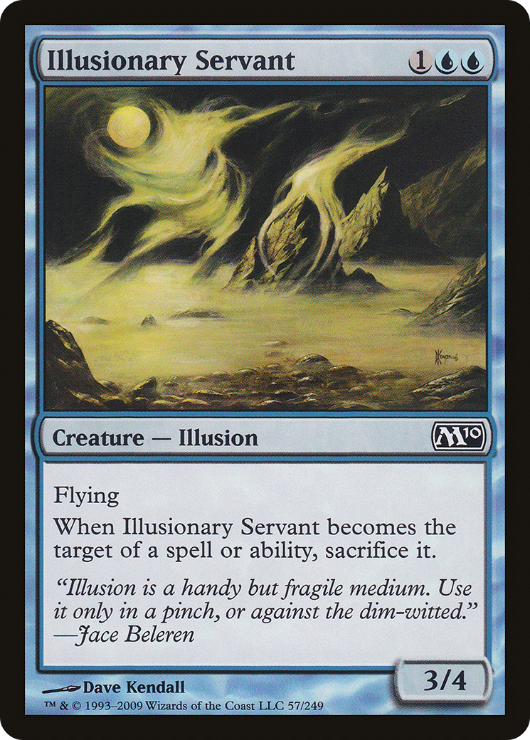 Illusionary Servant (M10-057) [Magic 2010] Foil MTG Single Wizards of the Coast