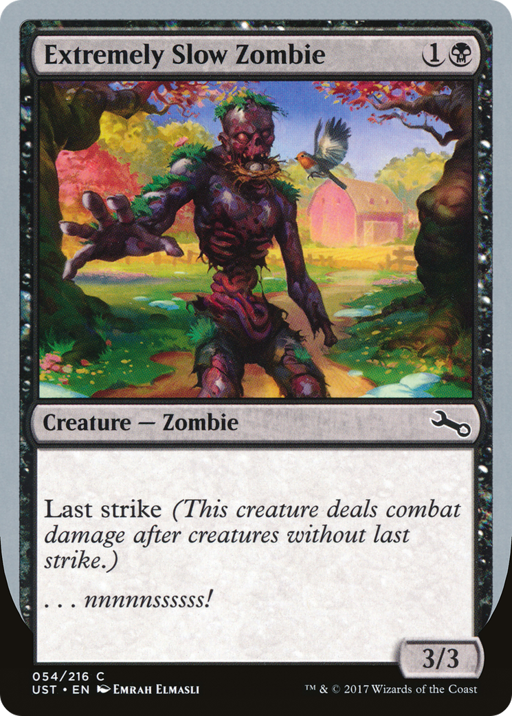 Extremely Slow Zombie (D) (UST-054) [Unstable] Foil MTG Single Wizards of the Coast