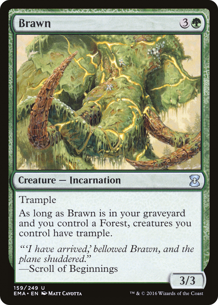 Brawn (EMA-159) [Eternal Masters] MTG Single Wizards of the Coast