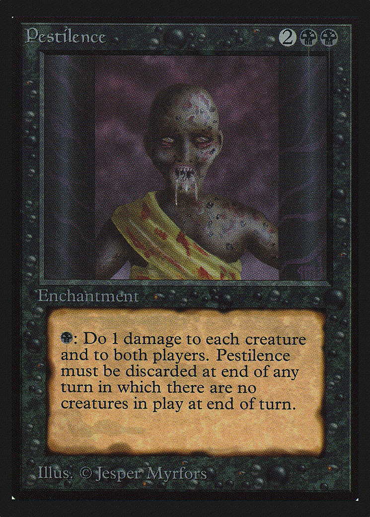 Pestilence (IED-121) [Intl. Collectors' Edition] MTG Single Wizards of the Coast