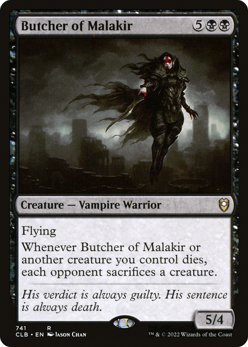 Butcher of Malakir (CLB-741) [Commander Legends: Battle for Baldur's Gate] MTG Single Wizards of the Coast