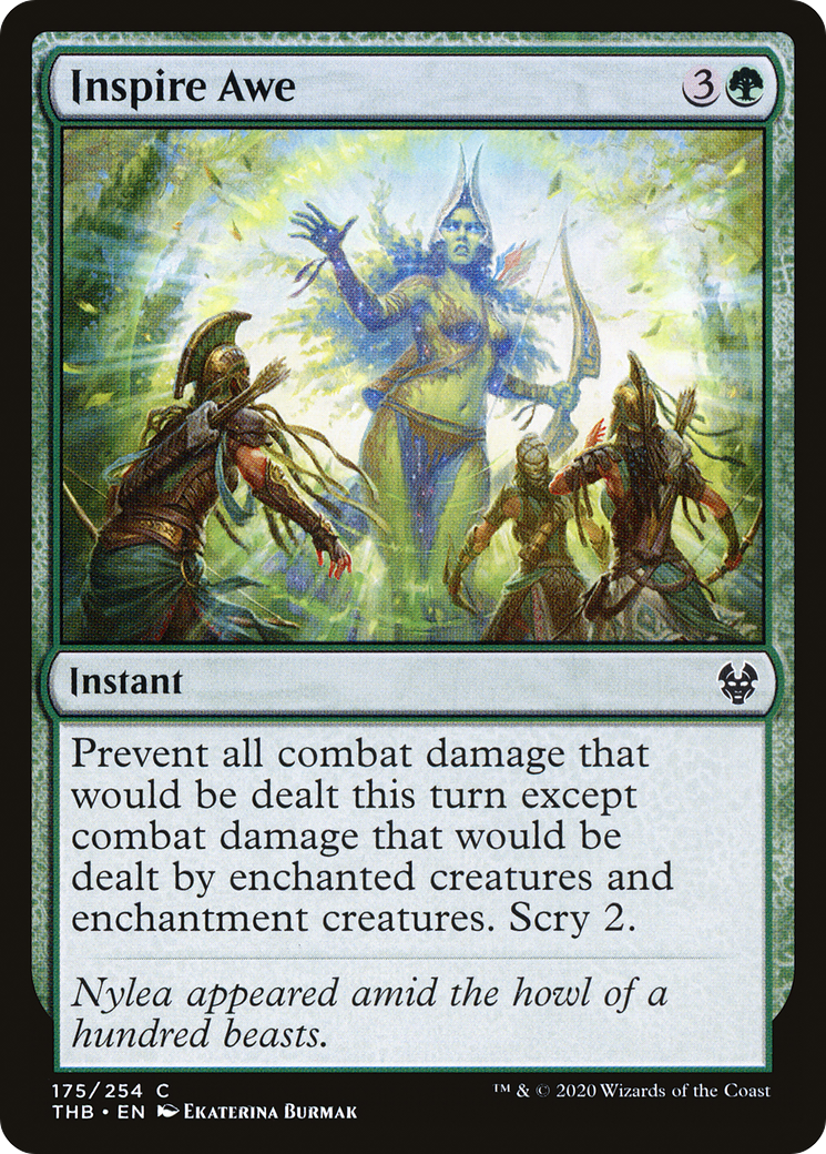 Inspire Awe (THB-175) [Theros Beyond Death] MTG Single Wizards of the Coast