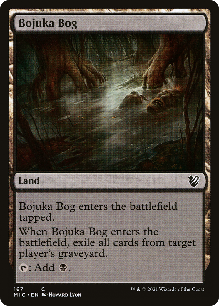 Bojuka Bog (MIC-167) [Midnight Hunt Commander] MTG Single Wizards of the Coast