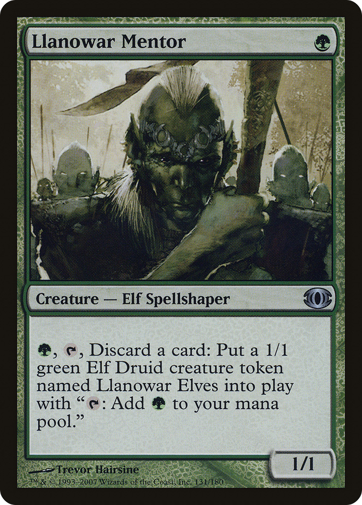 Llanowar Mentor (FUT-131) [Future Sight] MTG Single Wizards of the Coast