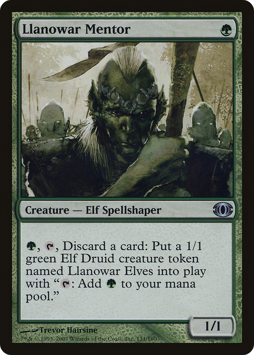 Llanowar Mentor (FUT-131) [Future Sight] MTG Single Wizards of the Coast