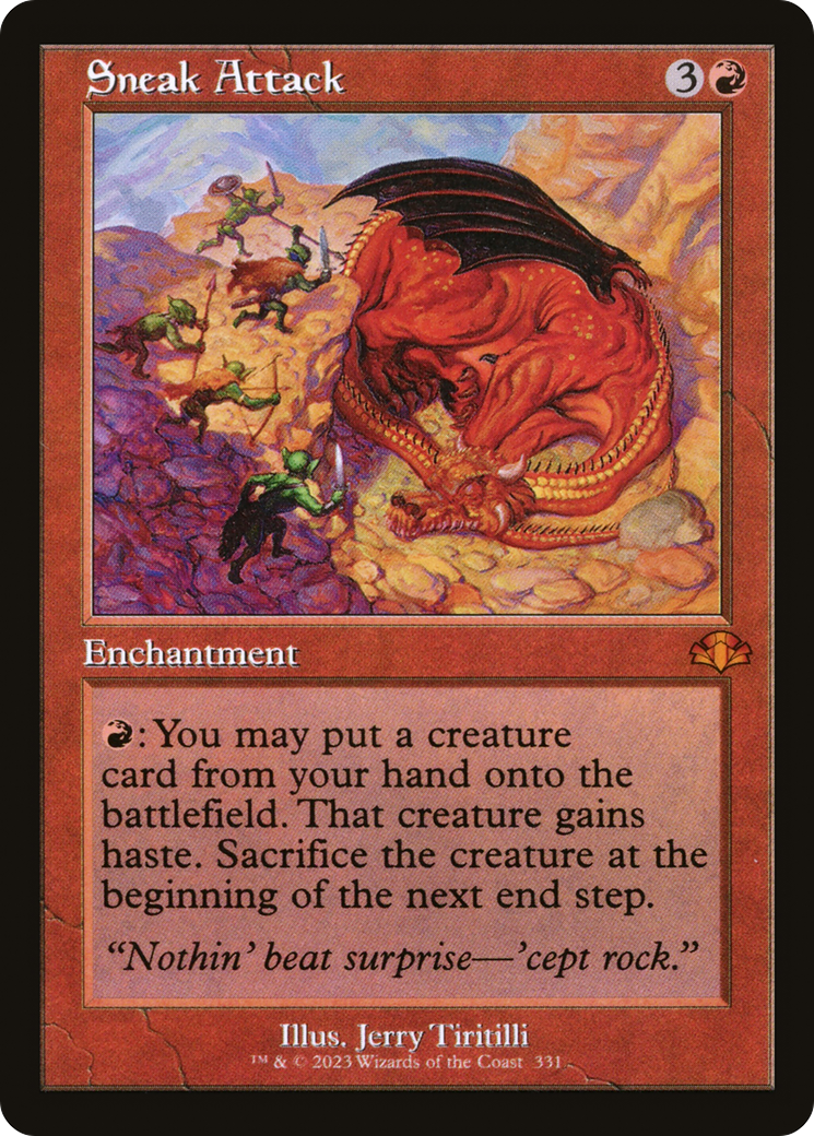 Sneak Attack (DMR-331) [Dominaria Remastered] MTG Single Wizards of the Coast