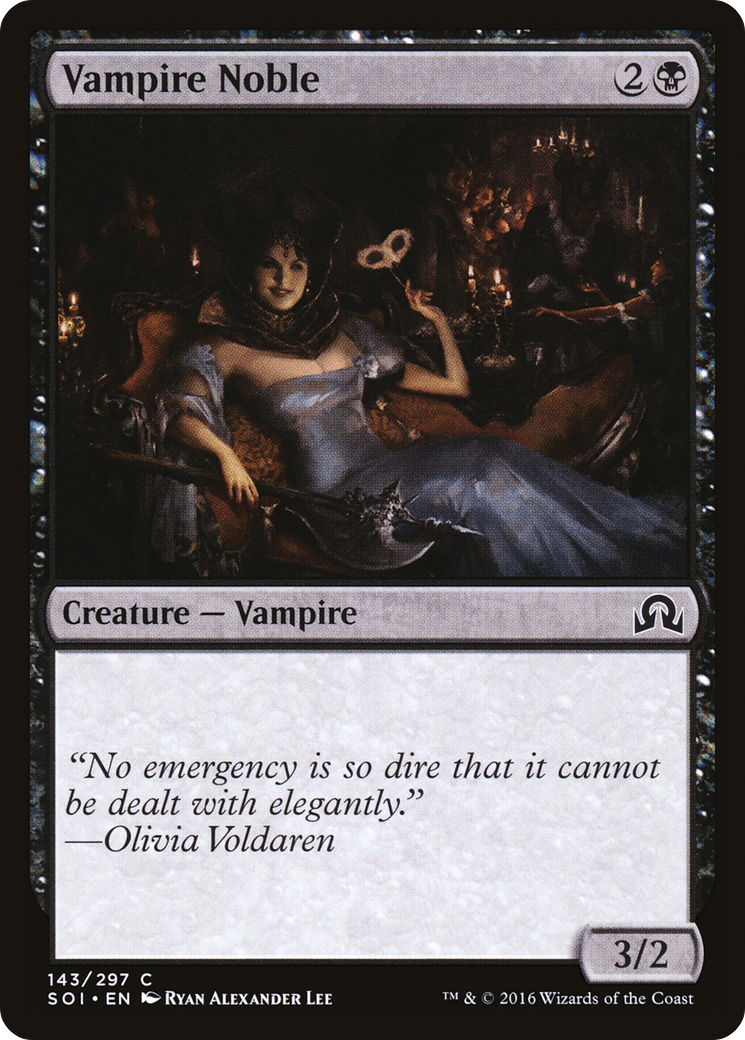 Vampire Noble (SOI-143) [Shadows over Innistrad] Foil MTG Single Wizards of the Coast