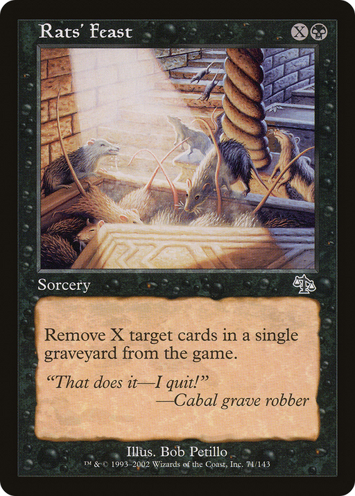 Rats' Feast (JUD-071) [Judgment] Foil MTG Single Wizards of the Coast