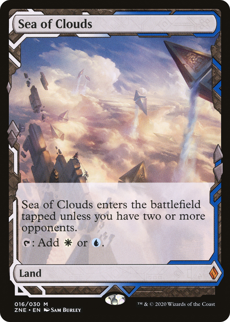 Sea of Clouds (ZNE-016) [Zendikar Rising Expeditions] Foil MTG Single Wizards of the Coast