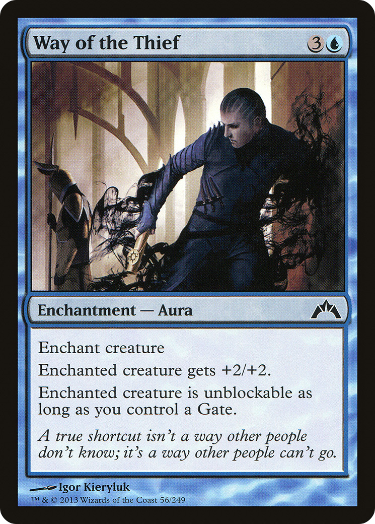 Way of the Thief (GTC-056) [Gatecrash] MTG Single Wizards of the Coast