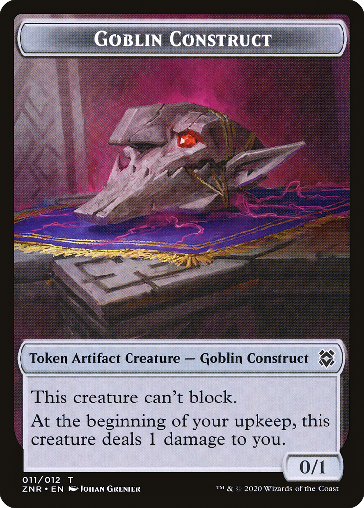 Goblin Construct (TZNR-011) [Tokens] Zendikar Rising Tokens Foil MTG Single Wizards of the Coast