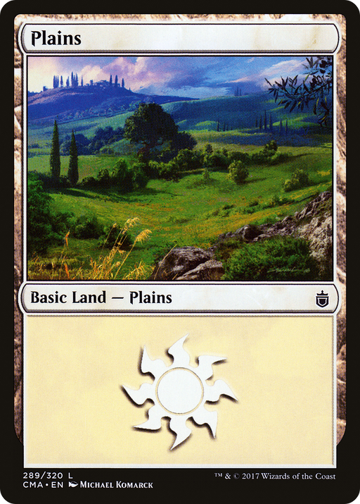 Plains (289) (CMA-289) [Commander Anthology] MTG Single Wizards of the Coast